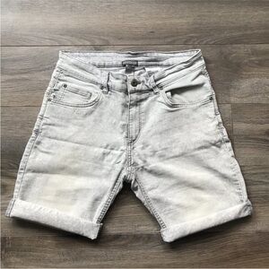 H&M Divided Gray Stretch Shorts